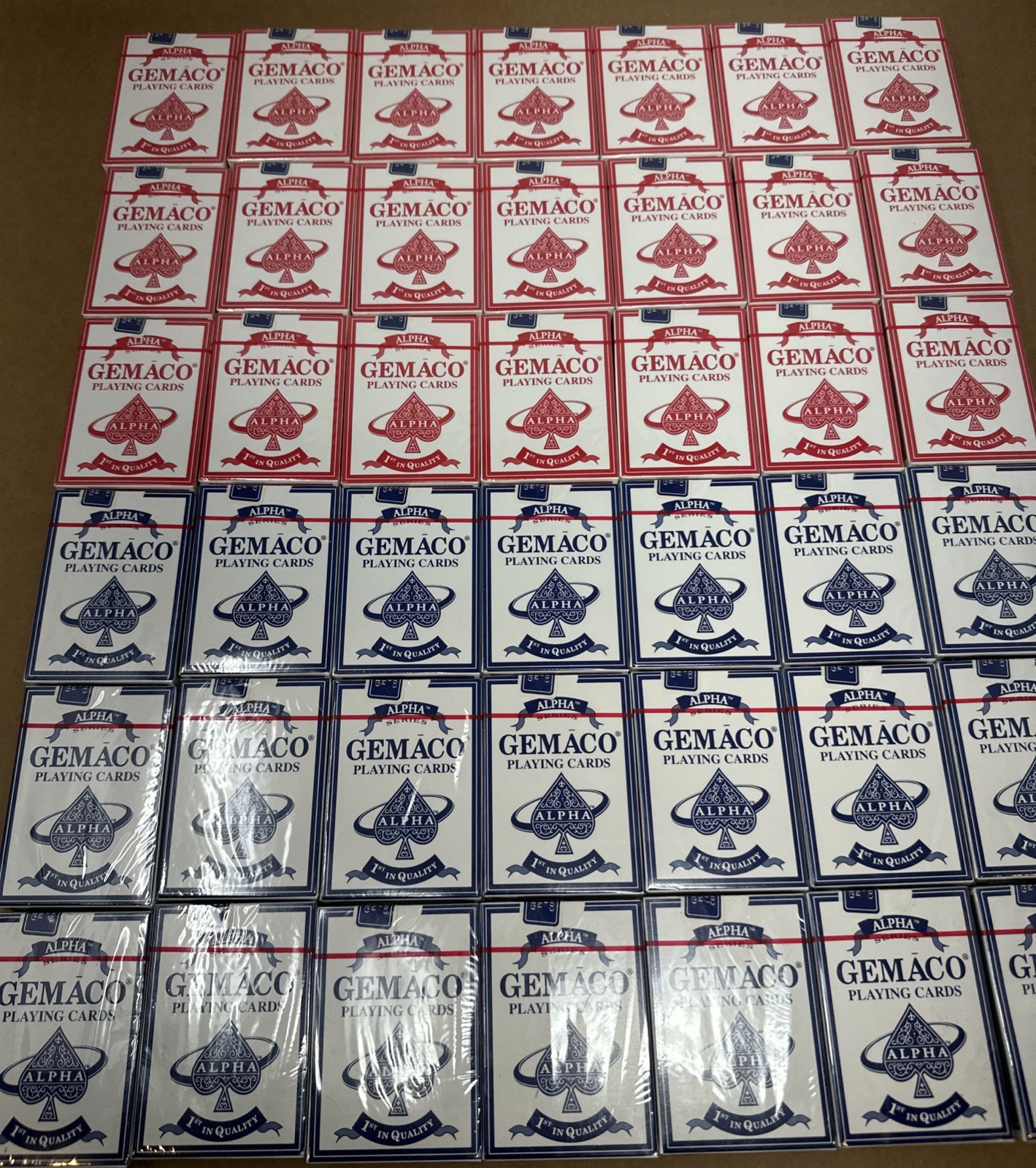 Lot Of 42 Vintage GEMACO Alpha Series SEALED Deck Playing Cards