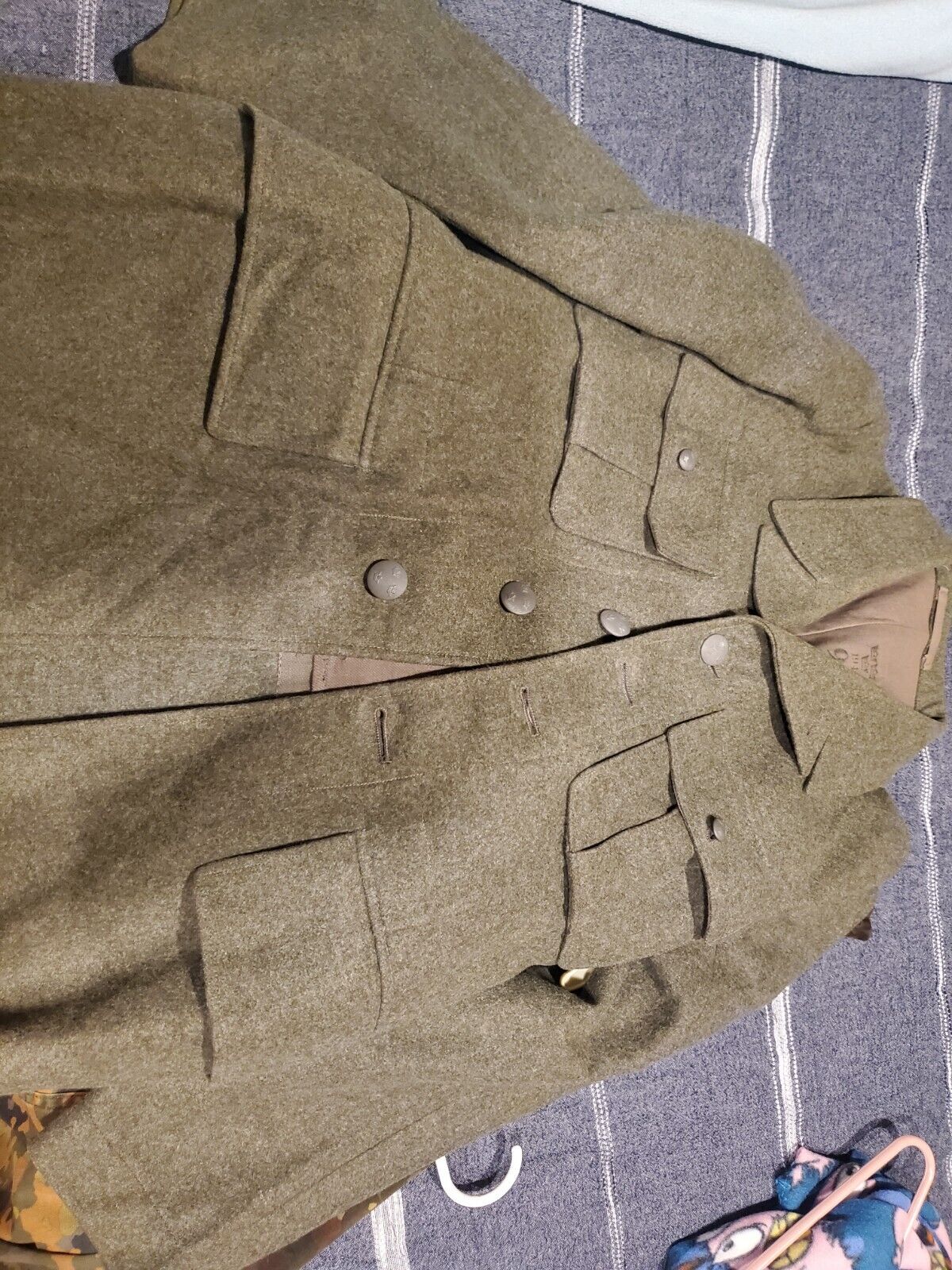 Genuine WW2 Wool Swedish Army Jacket Dated 1942 Unissued