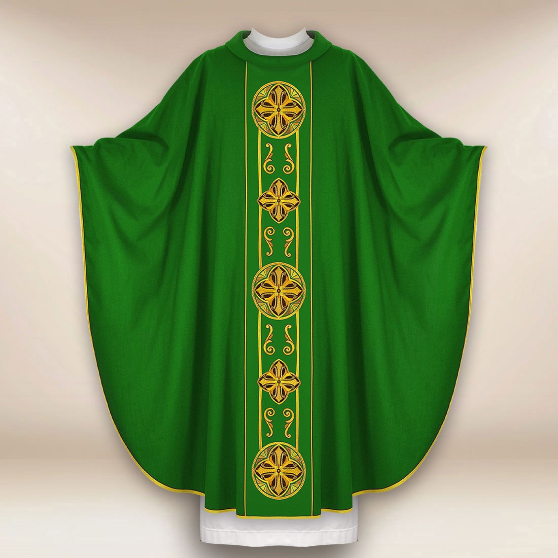 Chasuble with Embroidered Band