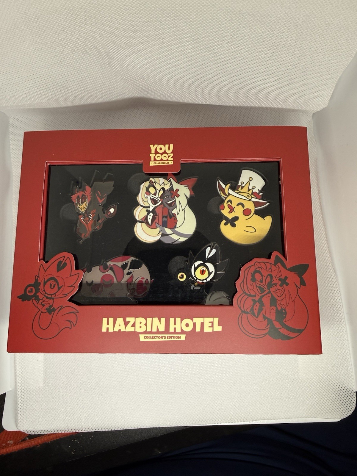 Hazbin Hotel Collector’s Edition Youtooz Pin Set Limited Edition New Sealed Hazbin Hotel Collector’s Edition Youtooz Pin Set Limited Edition New Sealed