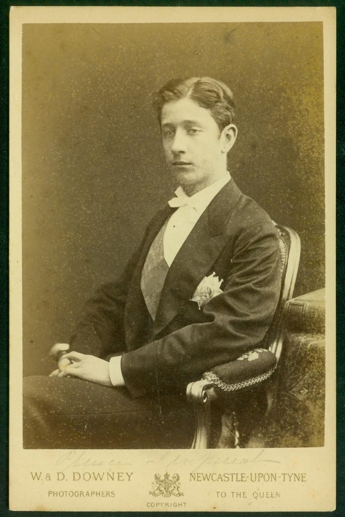 S11, 307-02, 1870s, Cabinet Card, Prince Louis Napoleon Bonaparte (1856-1879)