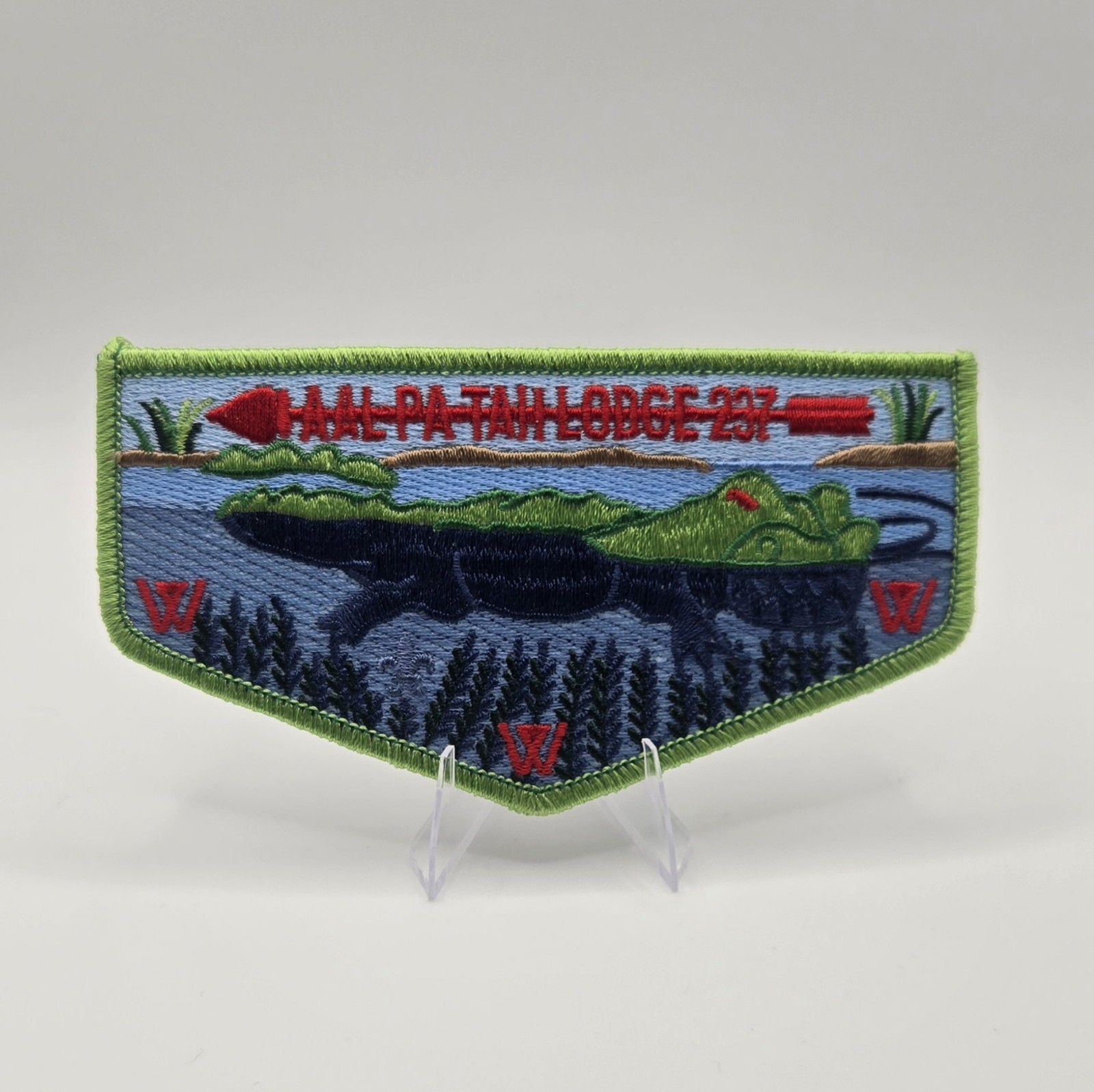 Aal-Pa-Tah Lodge 237 Gulf Stream Council OA Flap Scouting Florida - Floating
