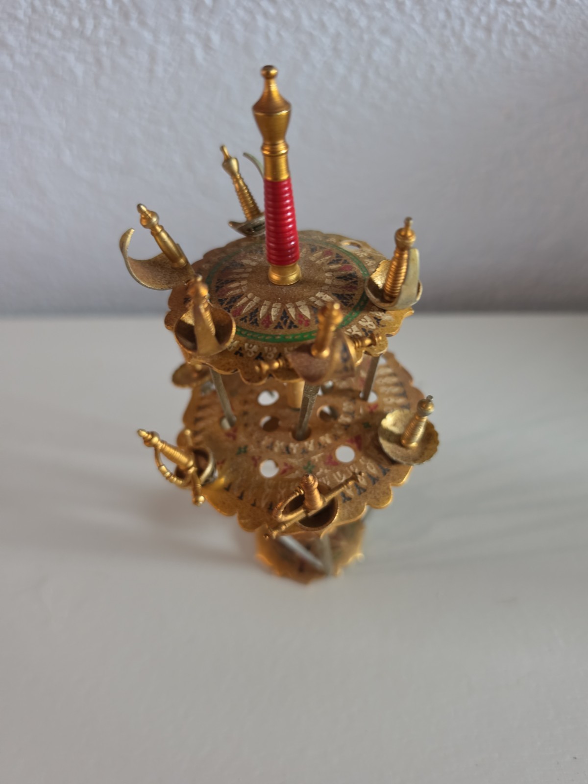 Vintage Toledo Spain MCM Mini Sword Cocktail Picks Set of 10w/ 2 Tier Stand Vintage Toledo Spain MCM Mini Sword Cocktail Picks Set of 10w/ 2 Tier Stand