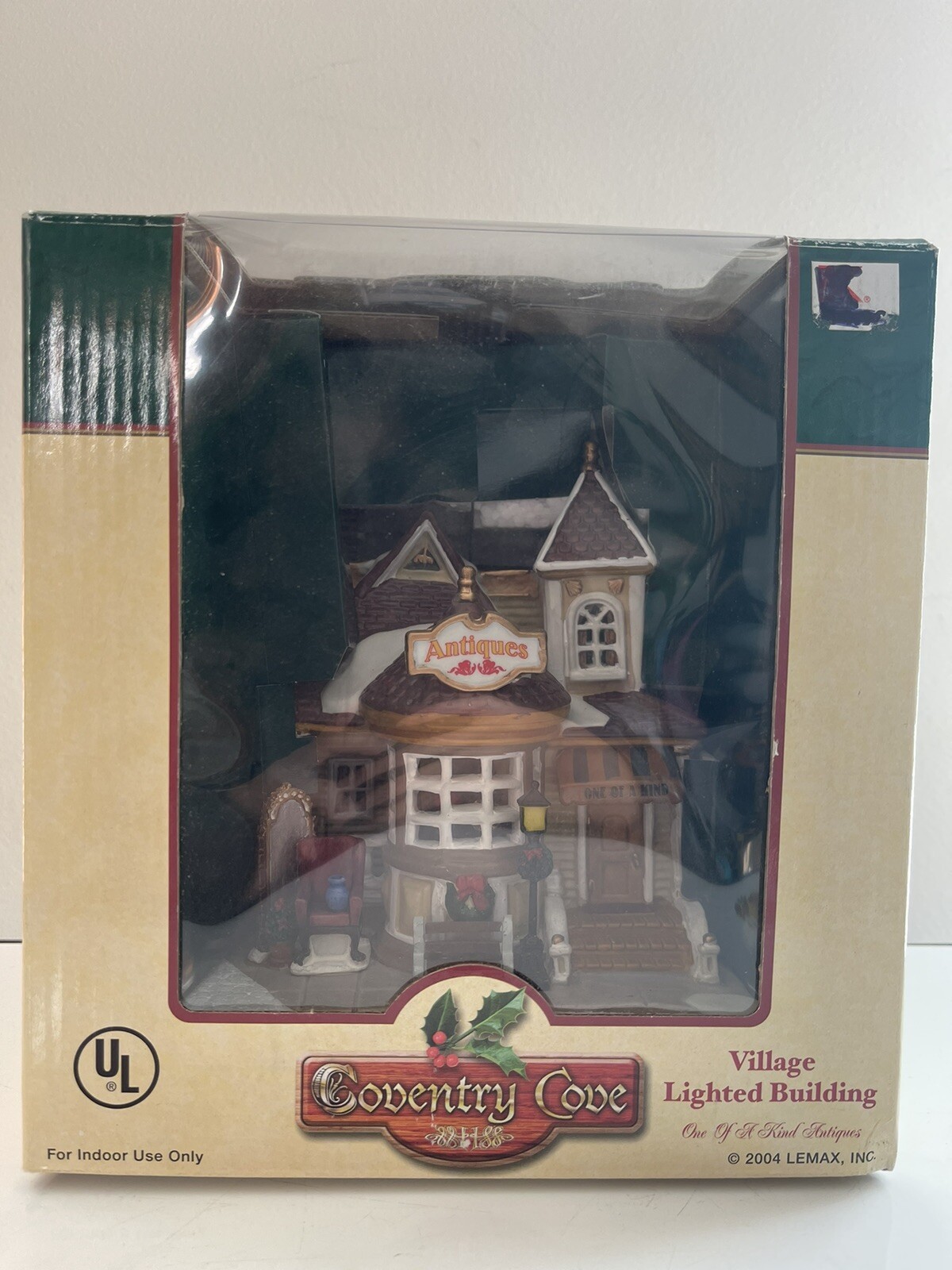Lemax Coventry Cove 2004 One Of A Kind Antiques Village Lighted Building Retired Lemax Coventry Cove 2004 One Of A Kind Antiques Village Lighted Building Retired