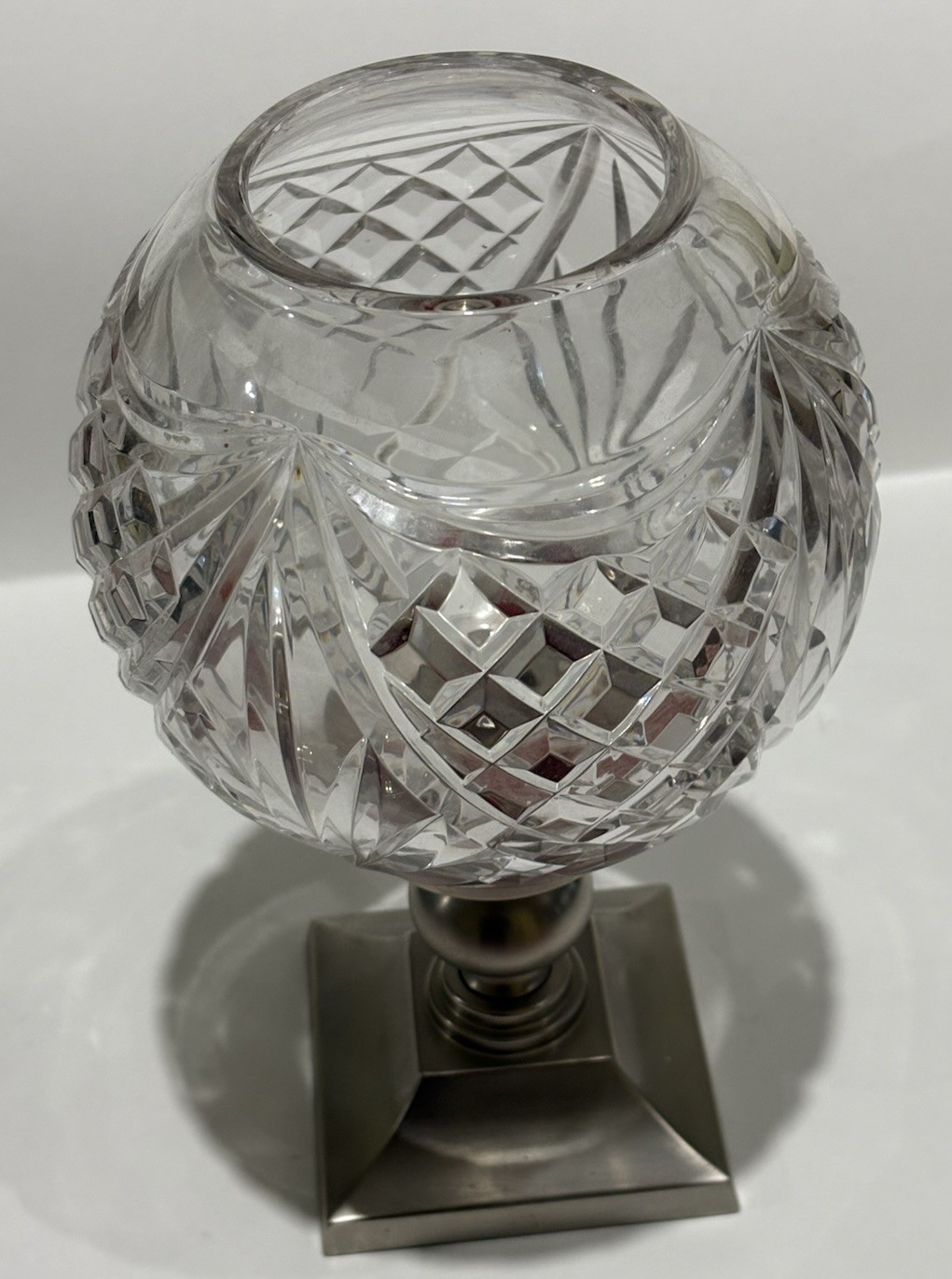 Waterford Crystal Globe Style Candle Stick Holder
