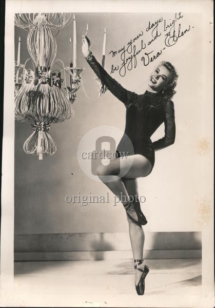 Dancing your days joyful bright-Vera-Ellen Original Photograph