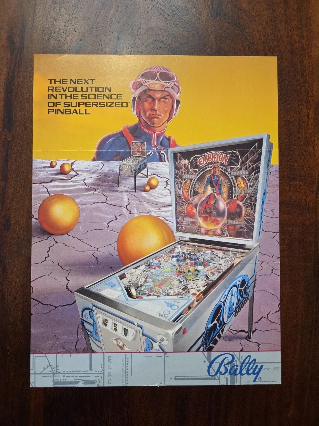 Original Vintage Pinball & Arcade Advertising Flyers Choose Your Game