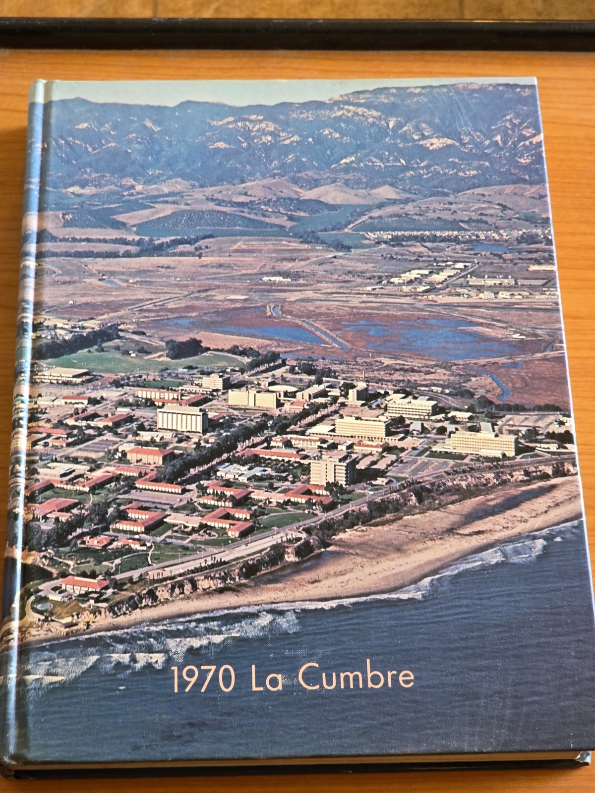 1970 La Cumbre UC Santa Barbara Yearbook UCSB Aerial Cover Hardcover Vintage