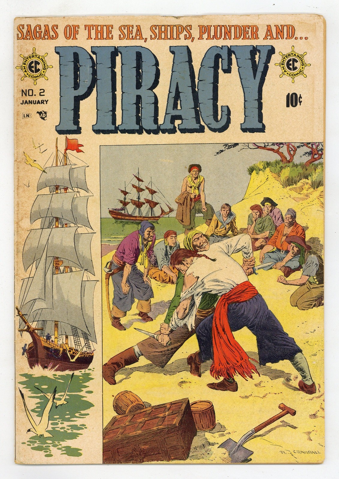 Piracy #2 GD/VG 3.0 1955