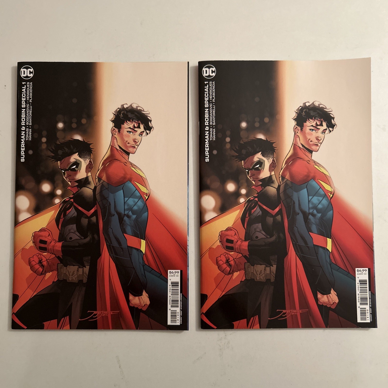 Superman & Robin Special #1 Lot Of 2 Copies DC 2022 Jimenez Variant One Shot