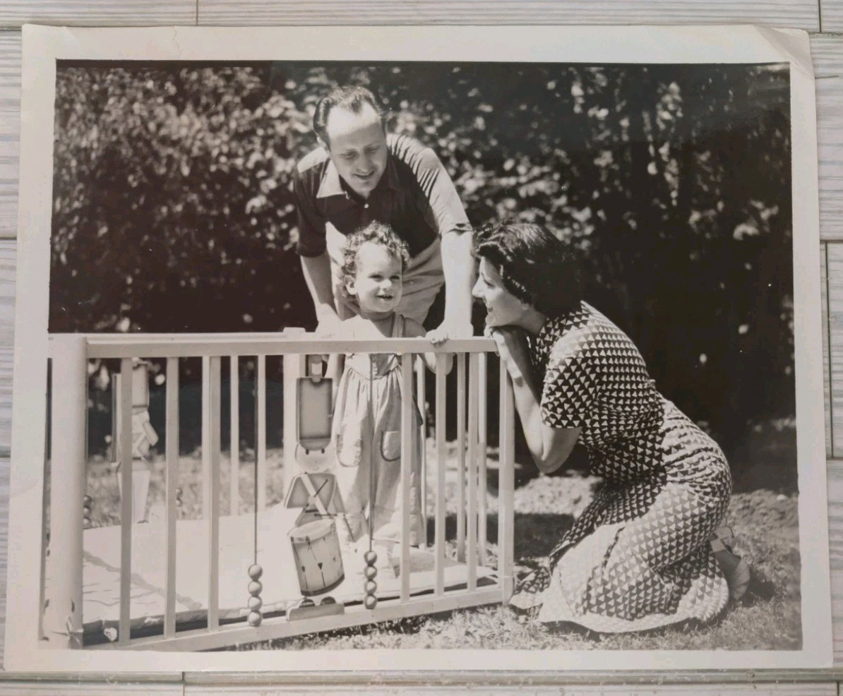 1936 Ted Fio-Rito Family NBC Radio Press Photo 8x10 Frigidaire Frolic