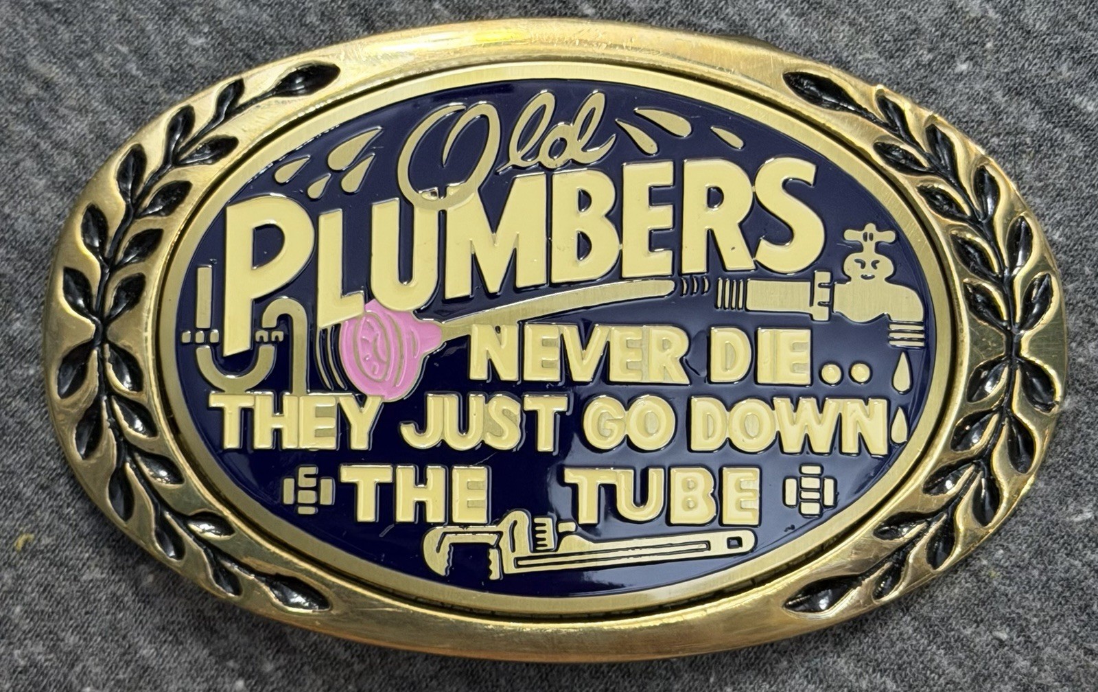 VTG UA AMINCO BRASS Belt Buckle Plumbers Pipefitters Steamfitters 1980 VTG UA AMINCO BRASS Belt Buckle Plumbers Pipefitters Steamfitters 1980