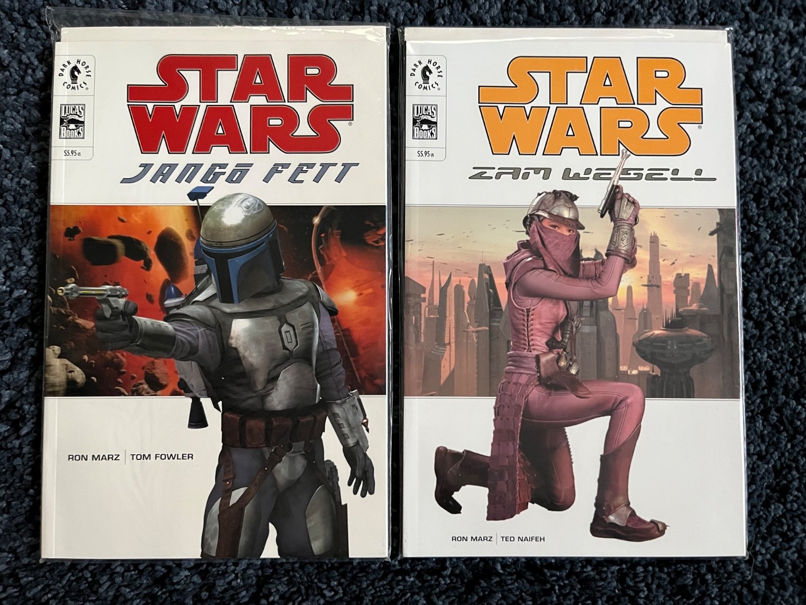 Star Wars: Jango Fett #1 & Zam Wesell #1 Dark Horse 2002