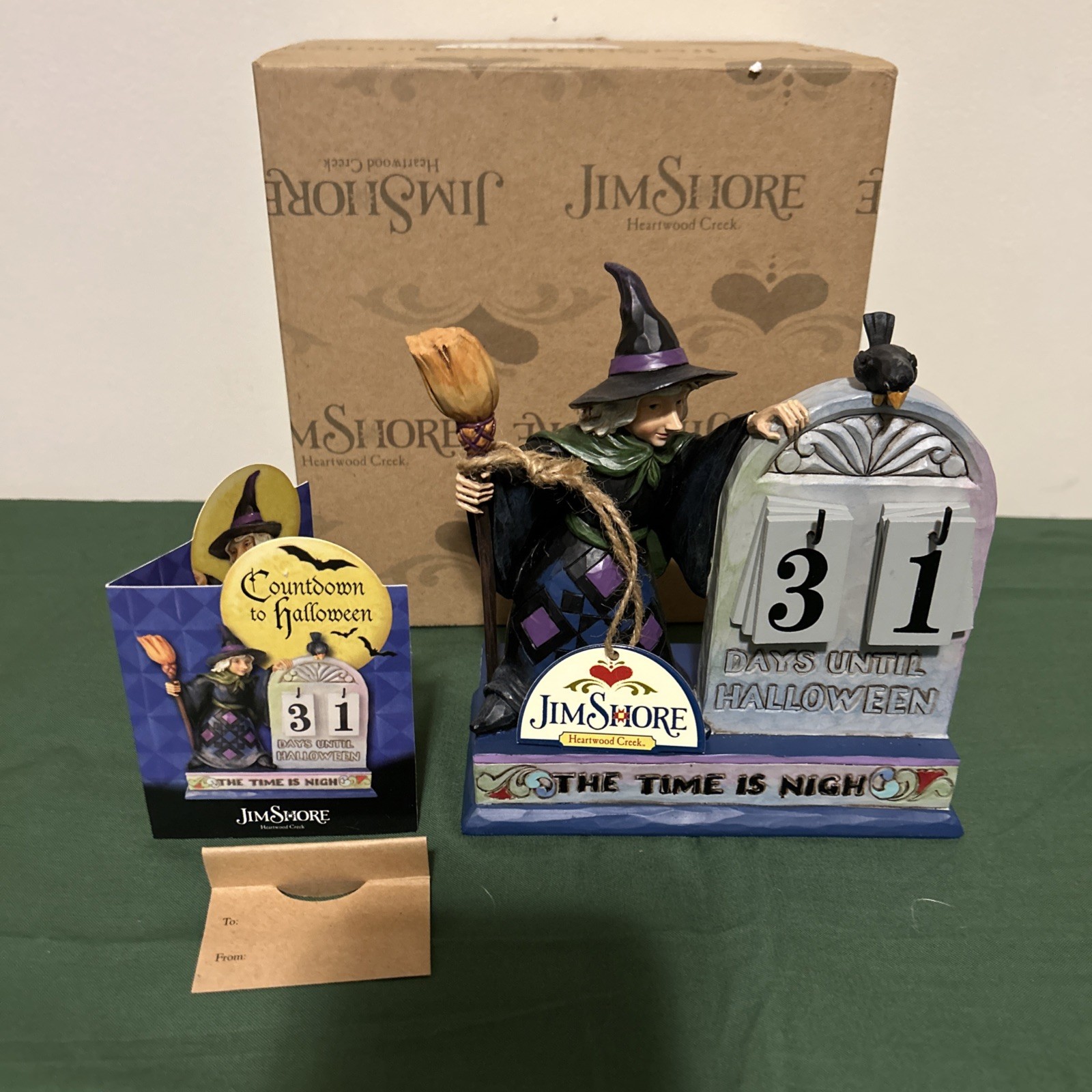 Jim Shore Beware. The Witching Hour By Enesco New Open Box
