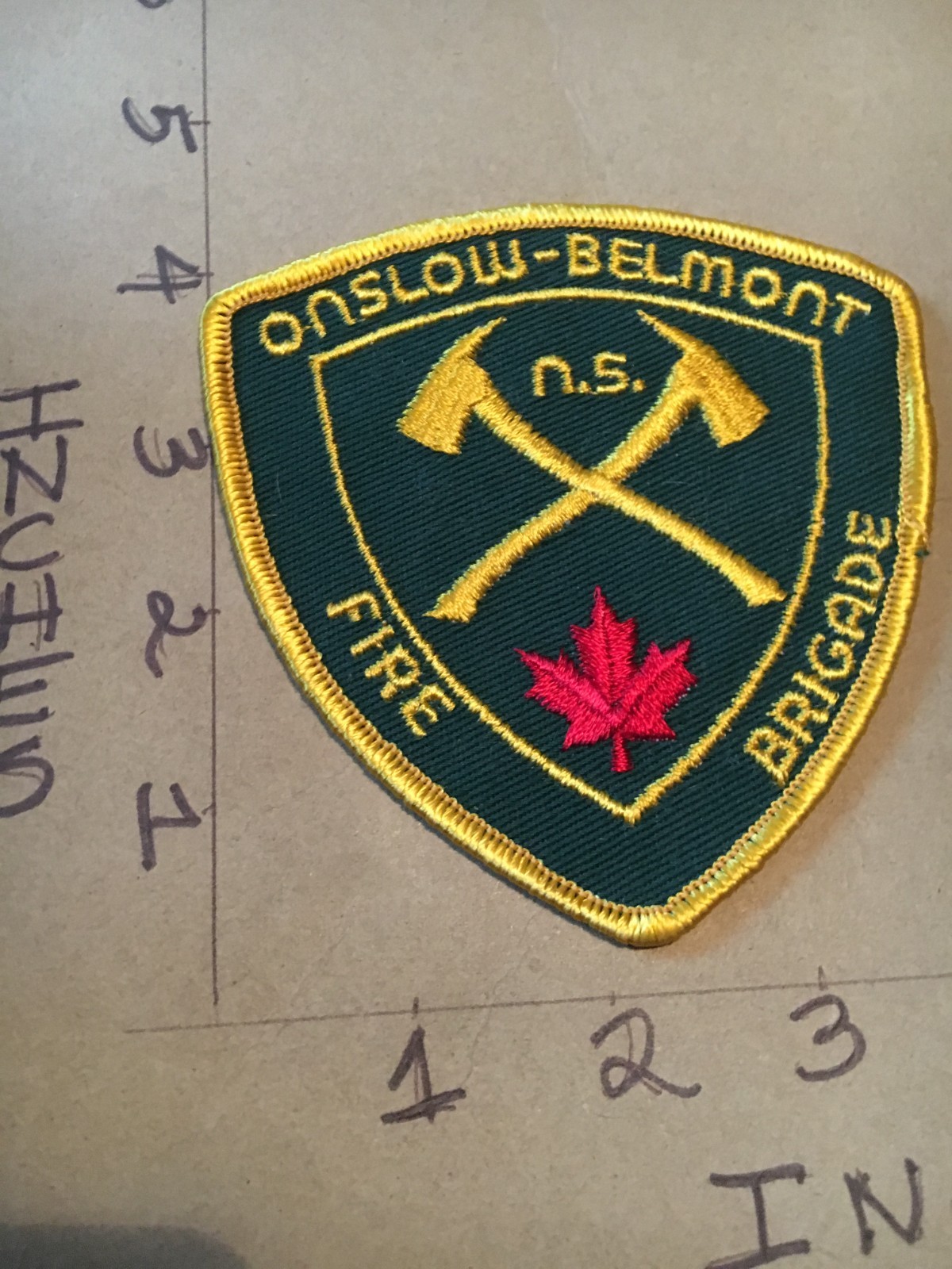 Onslow Belmont Noa Scotia Canada Fire Patch 9/2/26