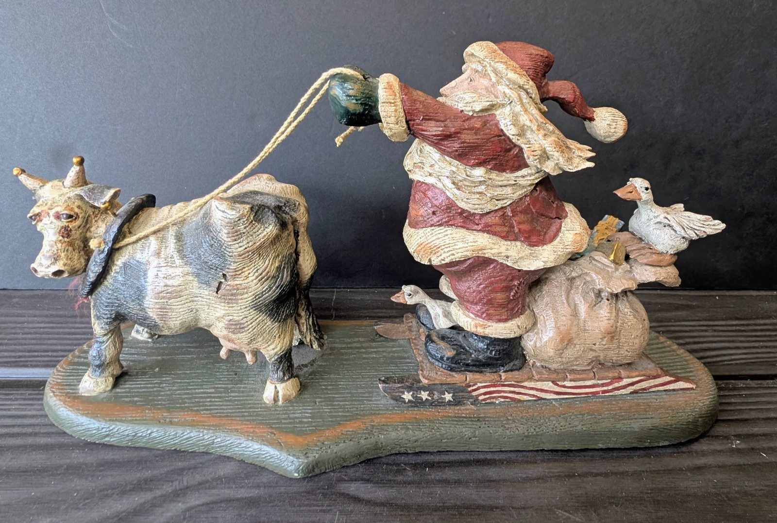Vintage 1998 American Chestnut Folk Art \