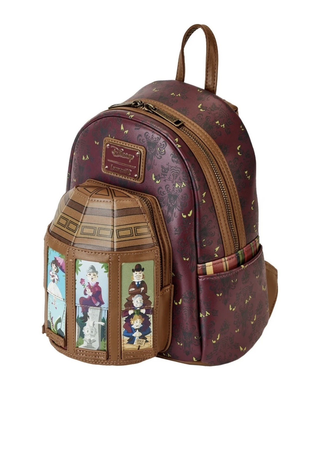 Loungefly Disney\'s Haunted Mansion Stretching Room Portraits Mini Backpack