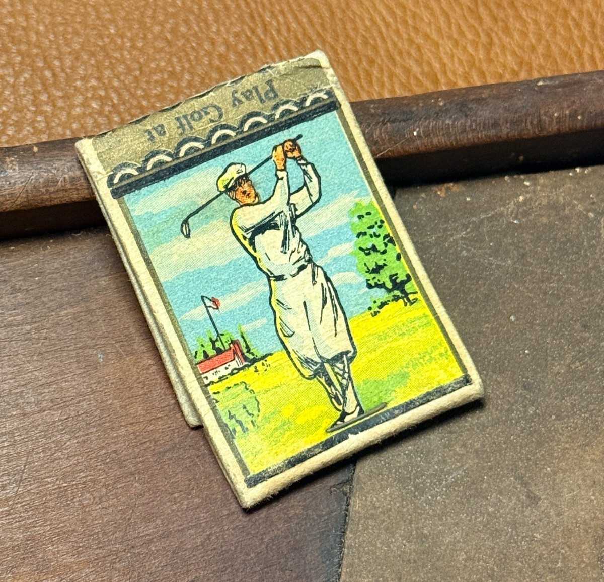 c1938-47 Minneapolis Golf Courses Matchcover Armour Hiawatha Wirth Diamond