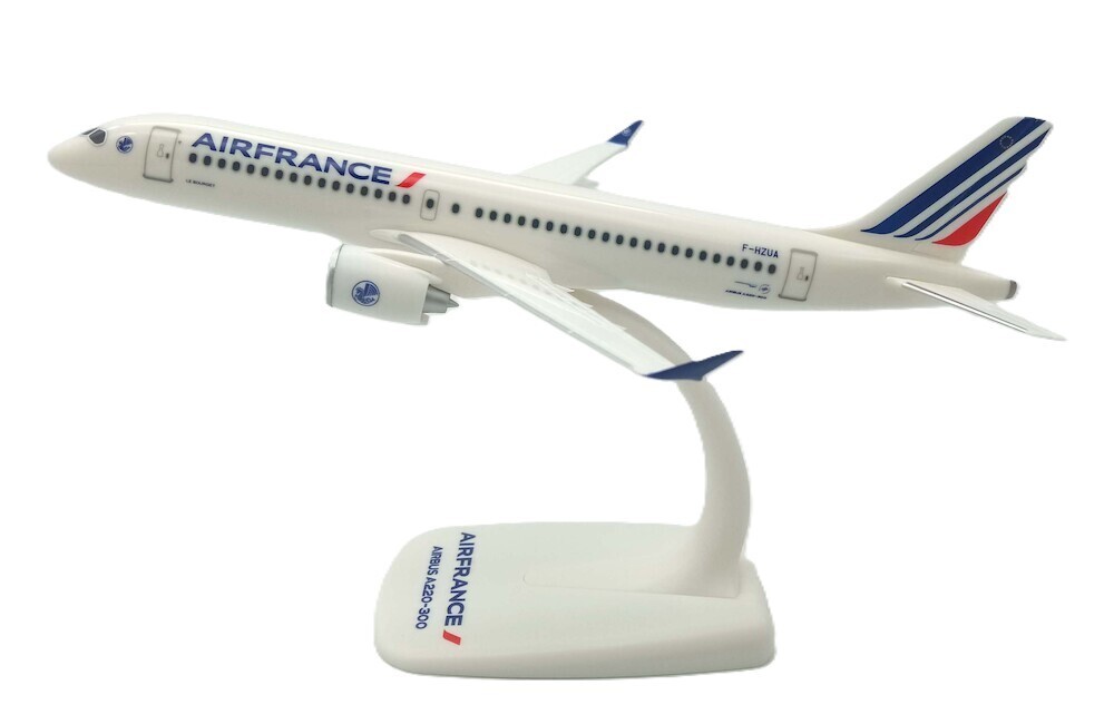 PPC Air France Airbus A220-300 F-HZUA Desk Top Display 1/200 Model AV Airplane