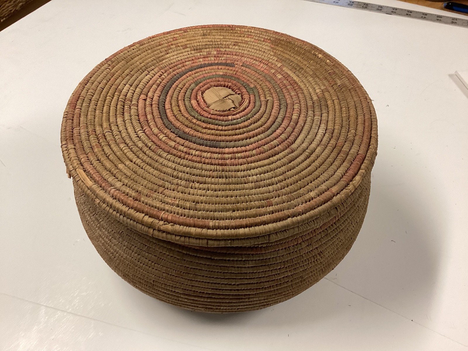 Old Ngarrindjeri Australian Aboriginal Grass Grass Fiber Basket Old Ngarrindjeri Australian Aboriginal Grass Grass Fiber Basket