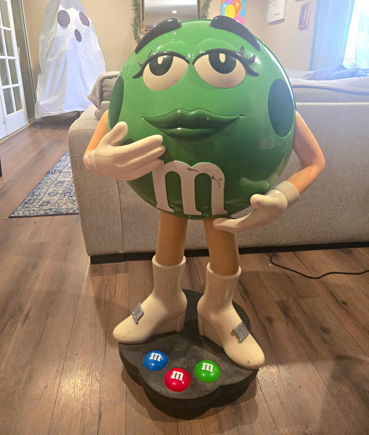M&M\'s Green Floor Display Standee Collectors Must Have