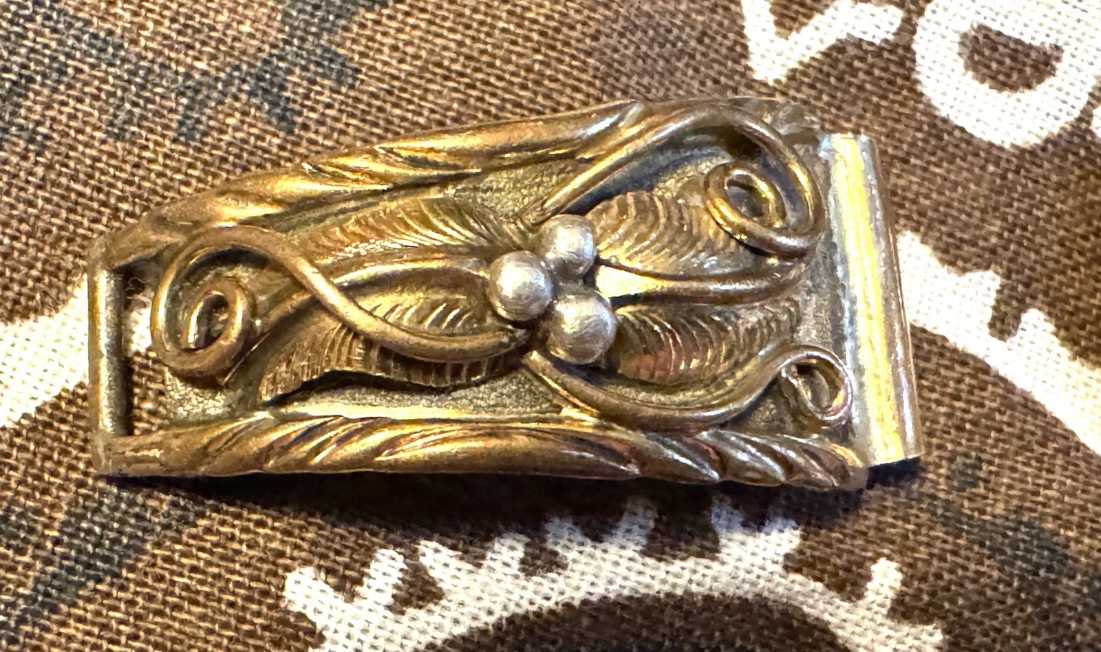 Rare Stunning Vintage Sterling Gold Filled Western Watch Tips Signed DD Navajo