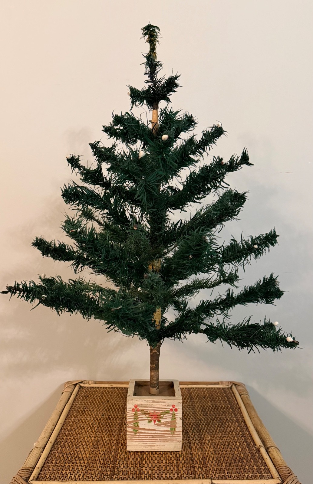 Antique German Goose Feather Tree, 26.5\
