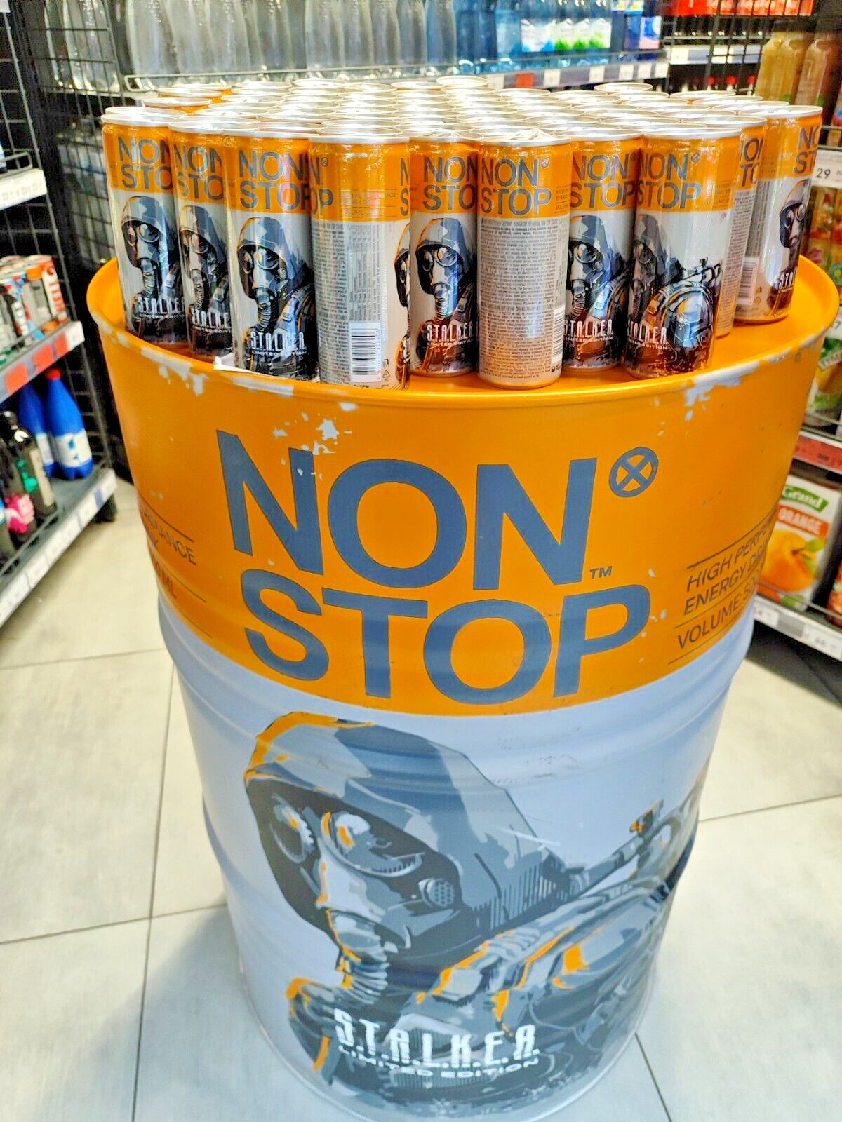 Rare Small Edition Ukraine drink Stalker-2 FULL Non Stop tin can S.T.A.L.K.E.R
