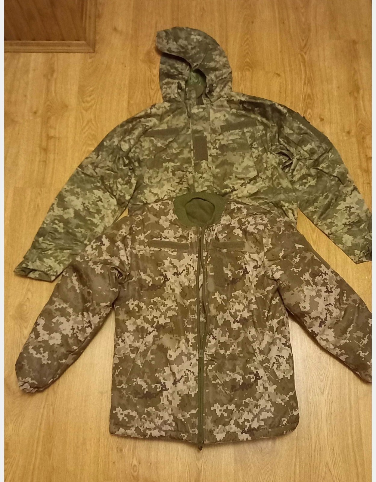 Original Ukrainian Winter Jacket MM14 Camo Military Coat, BIG Size XL