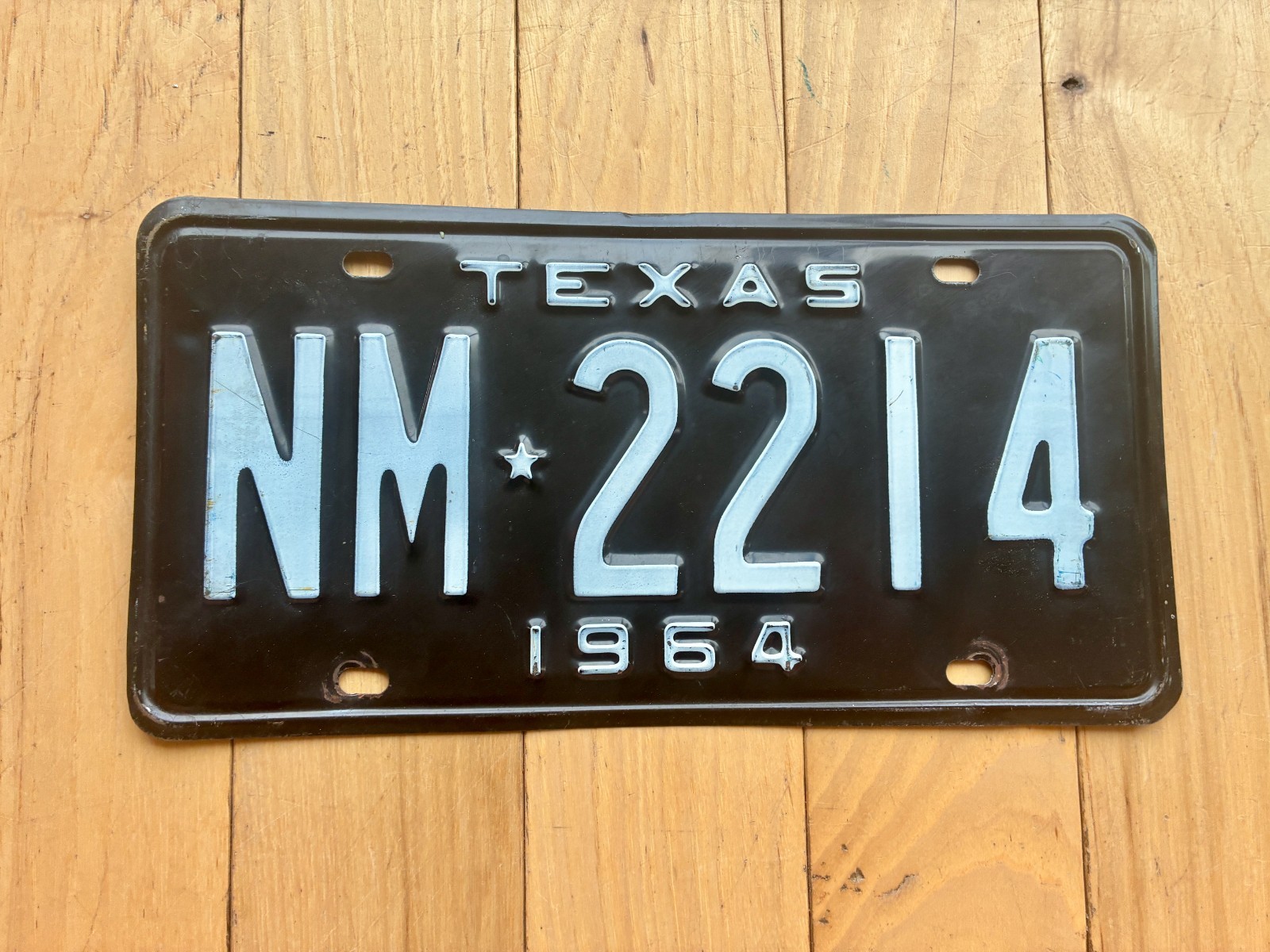 1964 Texas License Plate