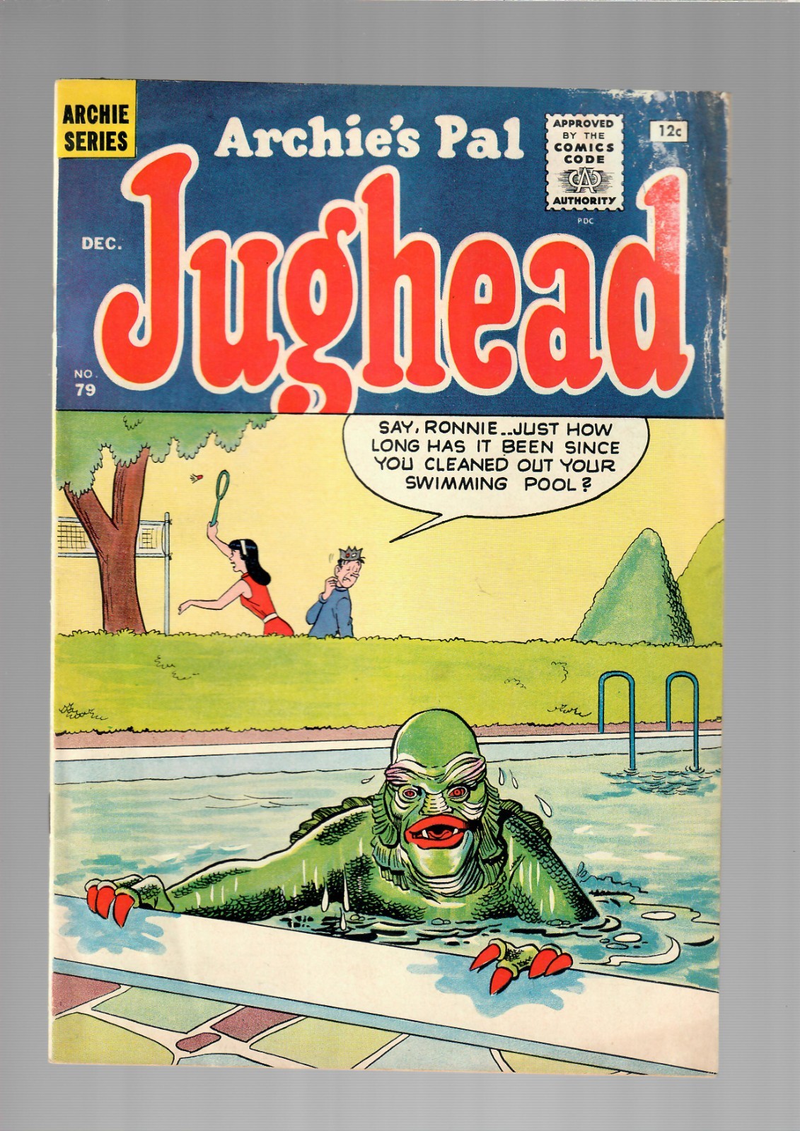 Archie’s Pal Jughead #79 1961 Creature Cover Silver Age Archie Comic