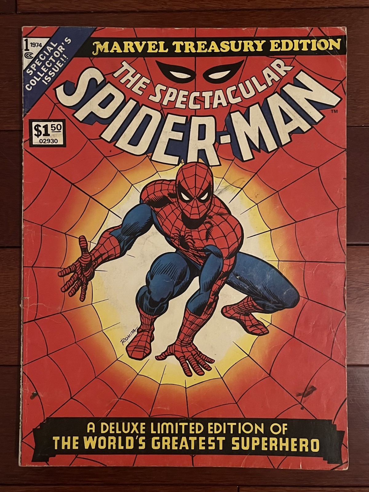1974 Marvel Treasury Edition #1 The Spectacular Spider-Man Collector's Issue