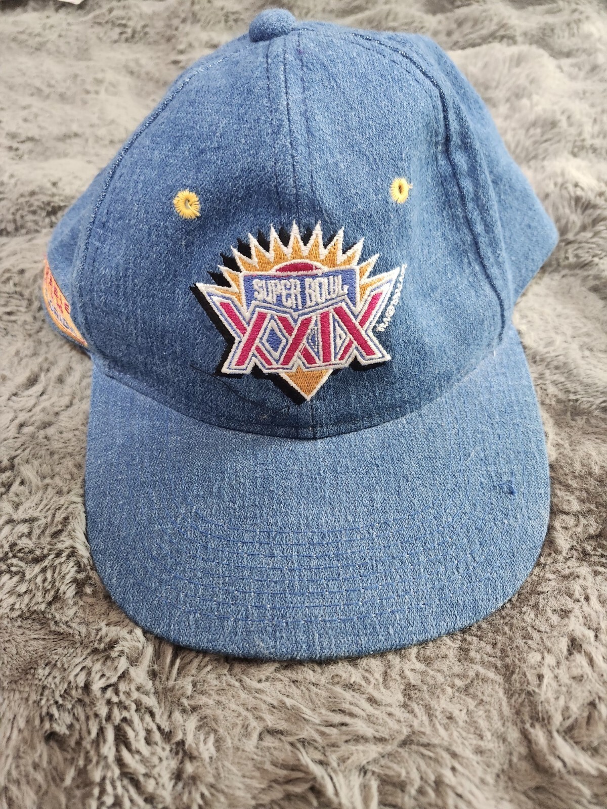 Vintage Super Bowl Hat Cap Snapback Mens XXIX 29 90s NFL Adjustable