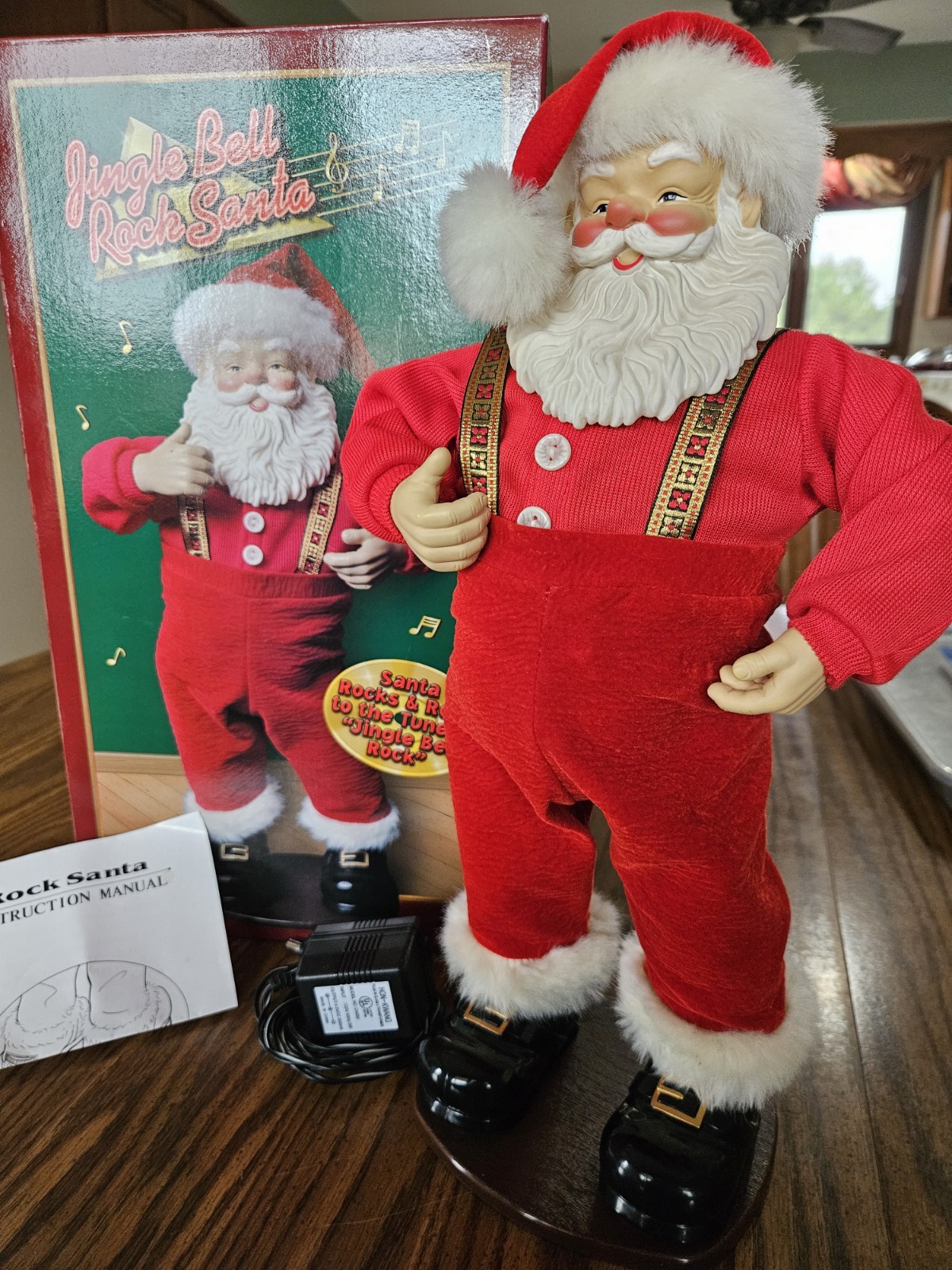 Vintage 1998 Jingle Bell Rock Santa Animated Dancing Musical 1st Edition Box... Vintage 1998 Jingle Bell Rock Santa Animated Dancing Musical 1st Edition Box...