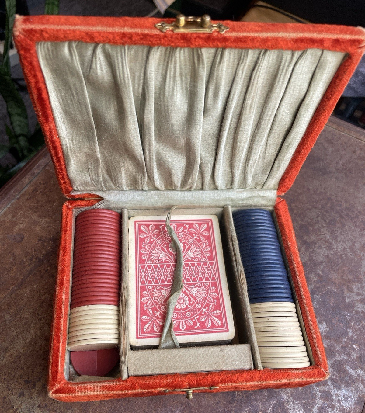 Antique US8a Russell & Morgan Bicycle 808 Lotus Back Playing Cards 52/52 + J