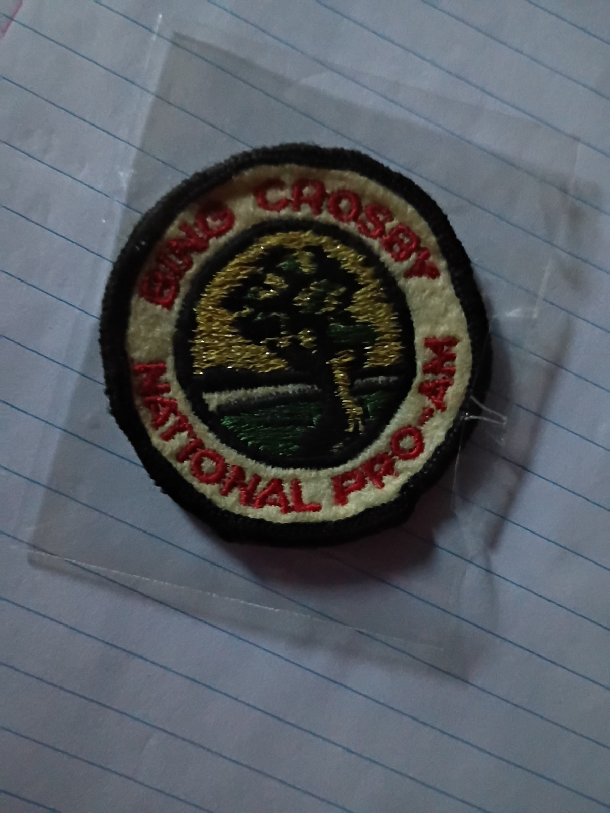 VTG 1970S BING CROSBY PRO-AM GOLF TOURNAMENT PATCH PGA SOUVENIR Rare