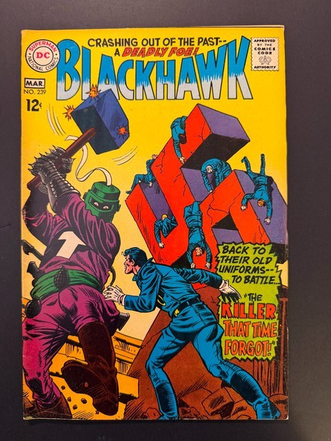Blackhawk #239 1968 DC Comic Silver Age Dillin & Cuidera Art FN/VF 7.0 Blackhawk #239 1968 DC Comic Silver Age Dillin & Cuidera Art FN/VF 7.0