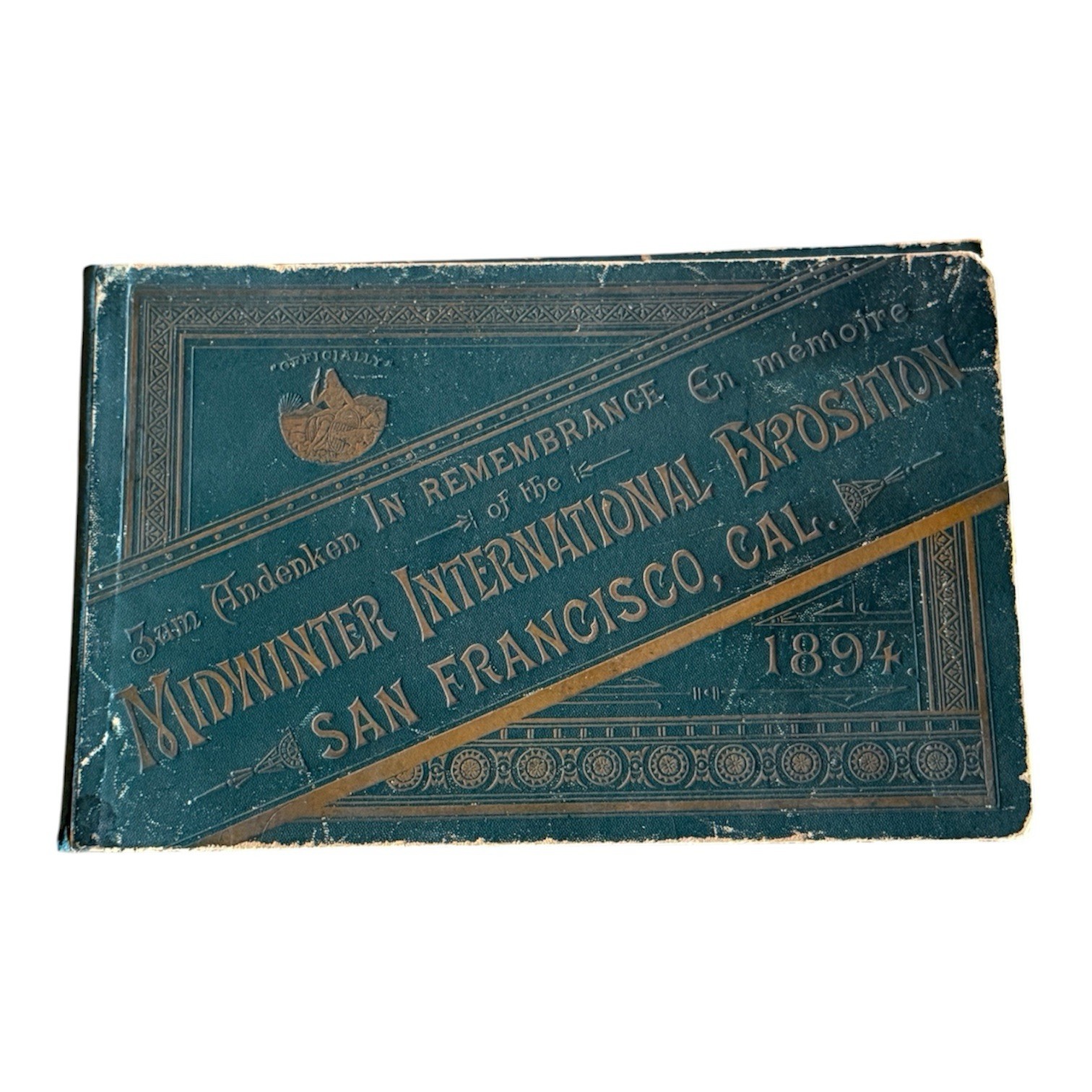 Antique 1894 Midwinter International Exposition San Francisco Lithographs Book