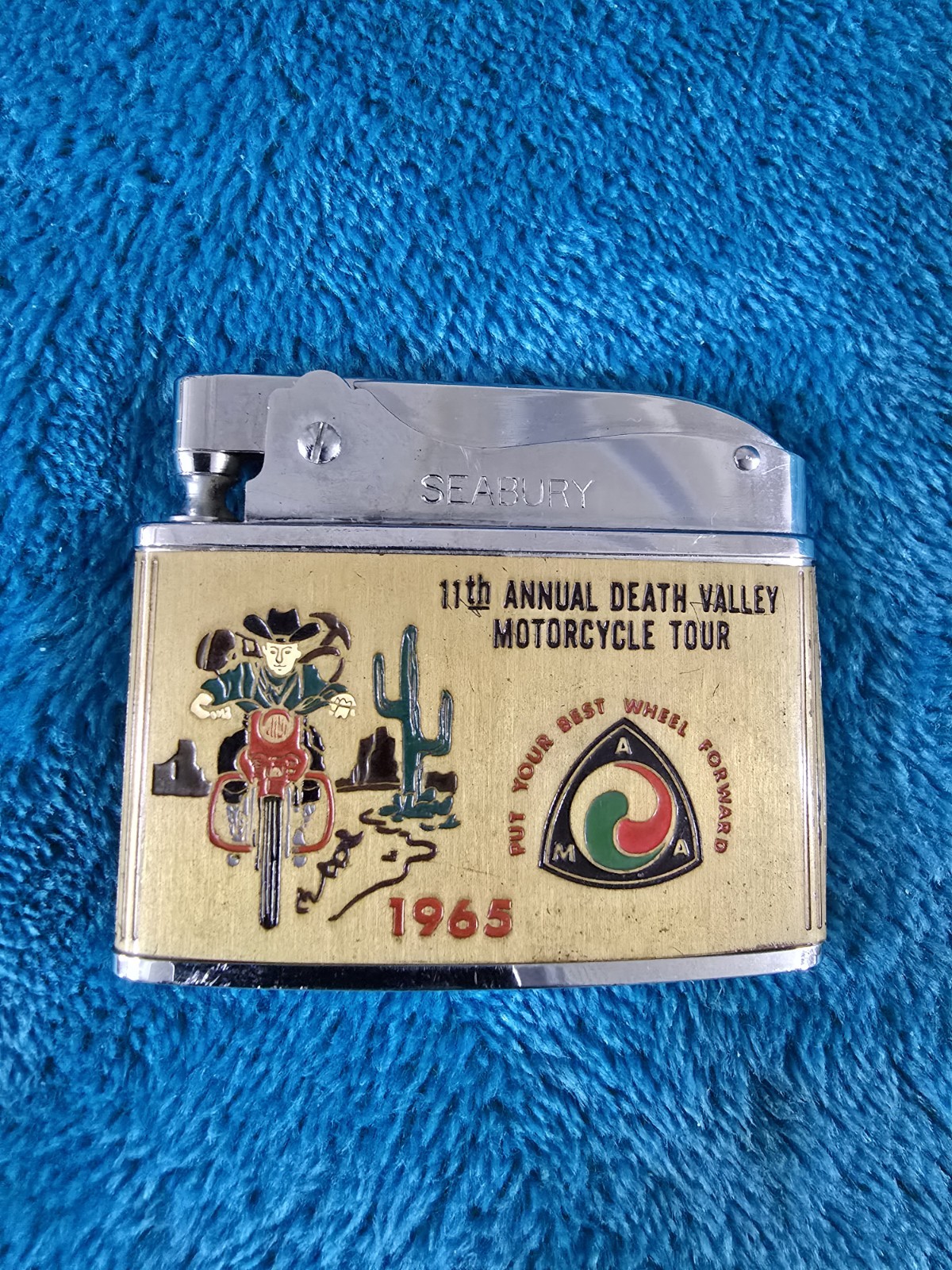 1965 American Motorcycle Association Lighter 11th Annual Death Valley Tour Japan