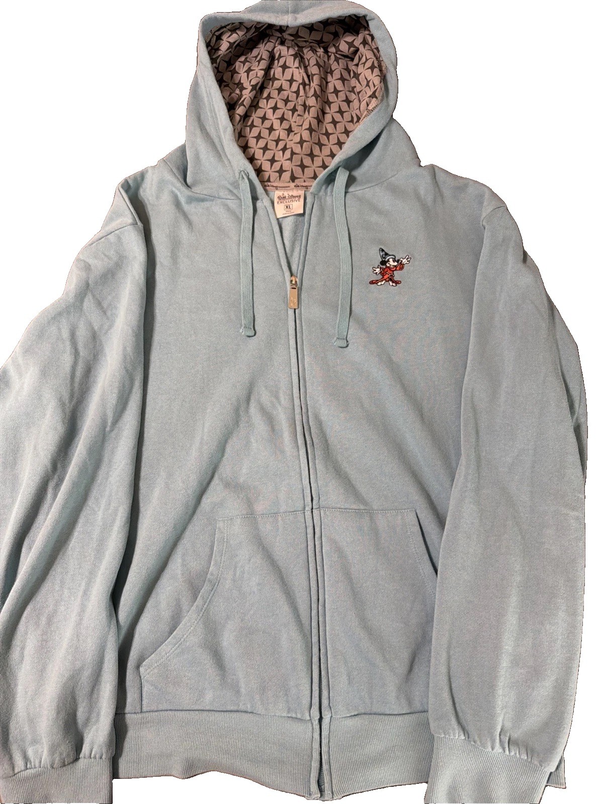 Walt Disney Imagineering EXCLUSIVE Sorcerer Mickey Zip Hoodie XL Blue WDI