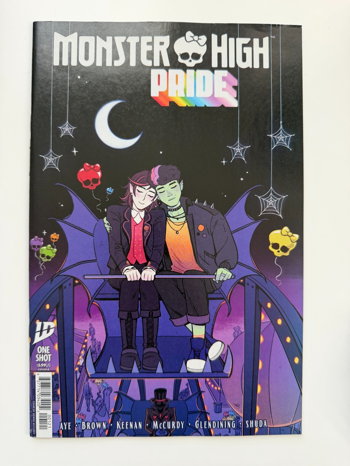 Monster High Pride #1 Cover B Variant Bowen McCurdy IDW One Shot 2025