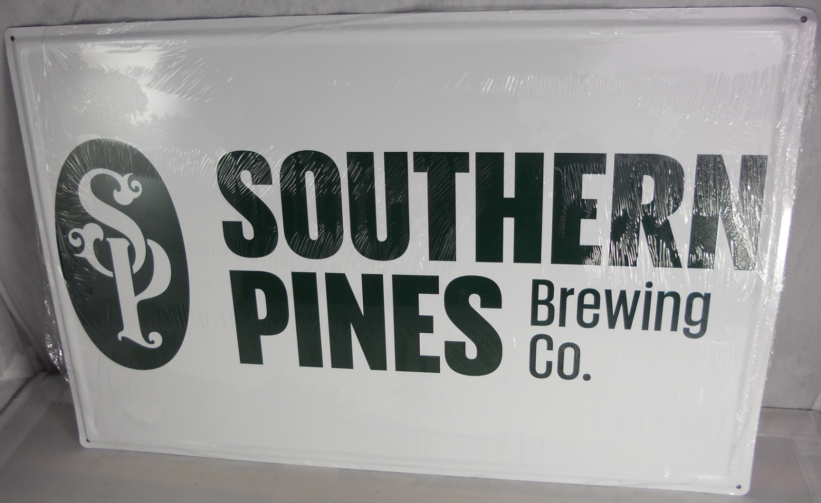 Southern Pines Brewing Co. NC Tin Tacker Brewery Aluminum Sign 11.5x18\