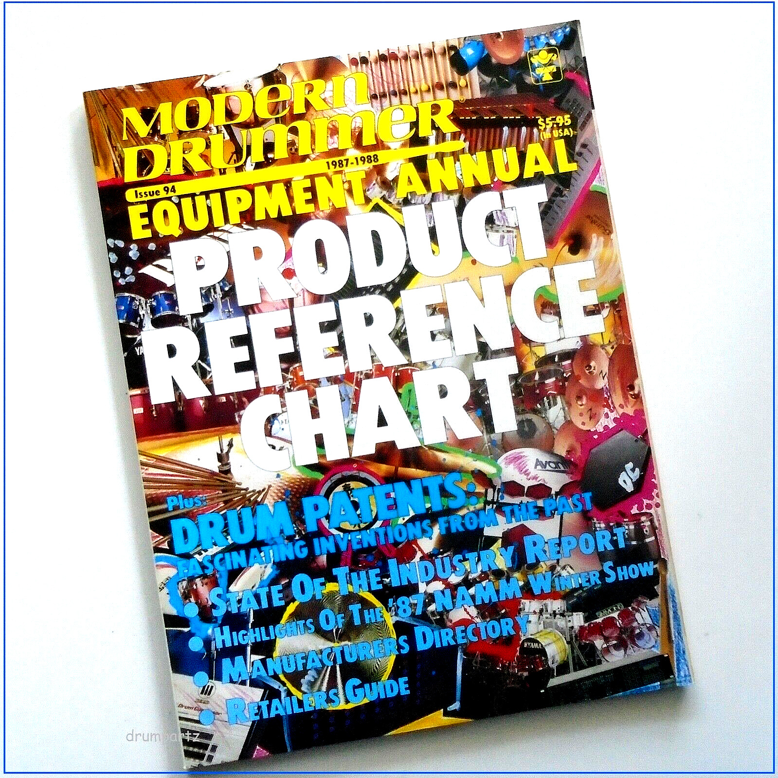 MODERN DRUMMER - 1987 / 88 - PRODUCT REFERENCE CHART - Equipment Annual