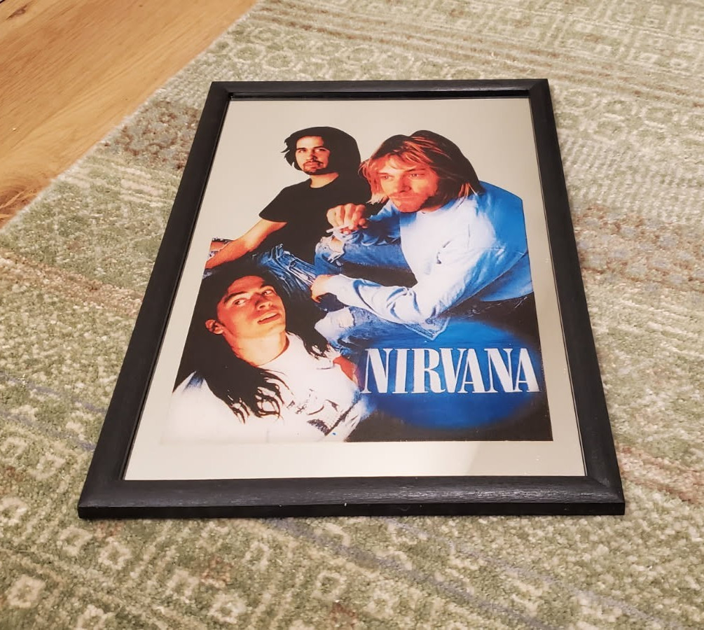 RARE NIRVANA CARNIVAL MIRROR FAIR PRIZE FROM THE UK