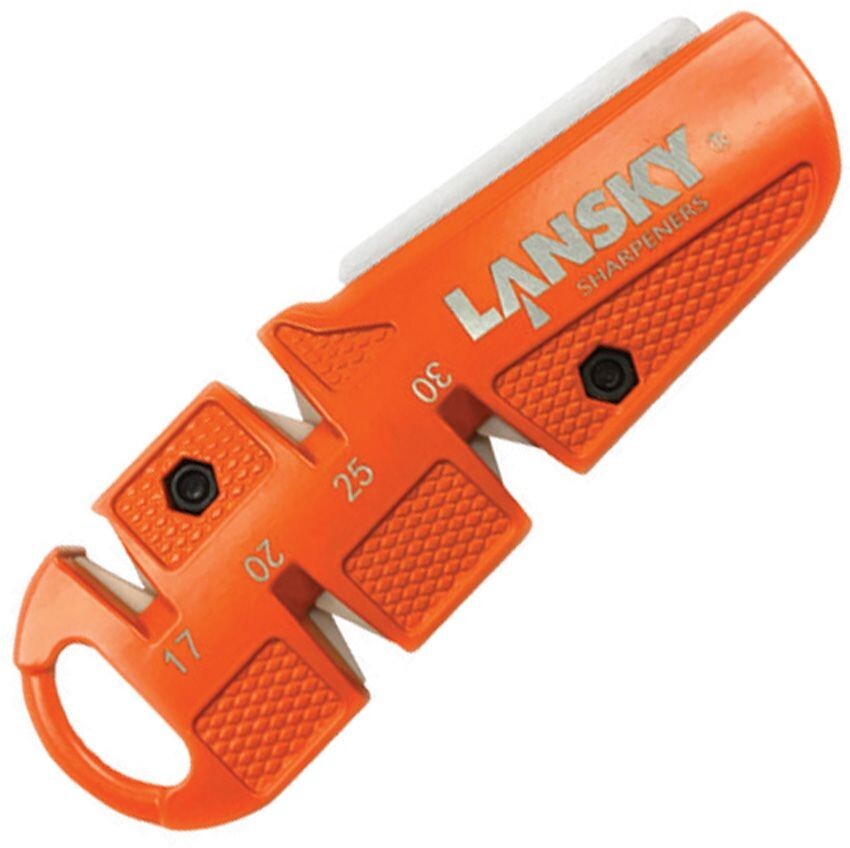 Lansky C-Sharp Ceramic Sharpener V-Groove Angles 800-Grit Ceramic Benchstone