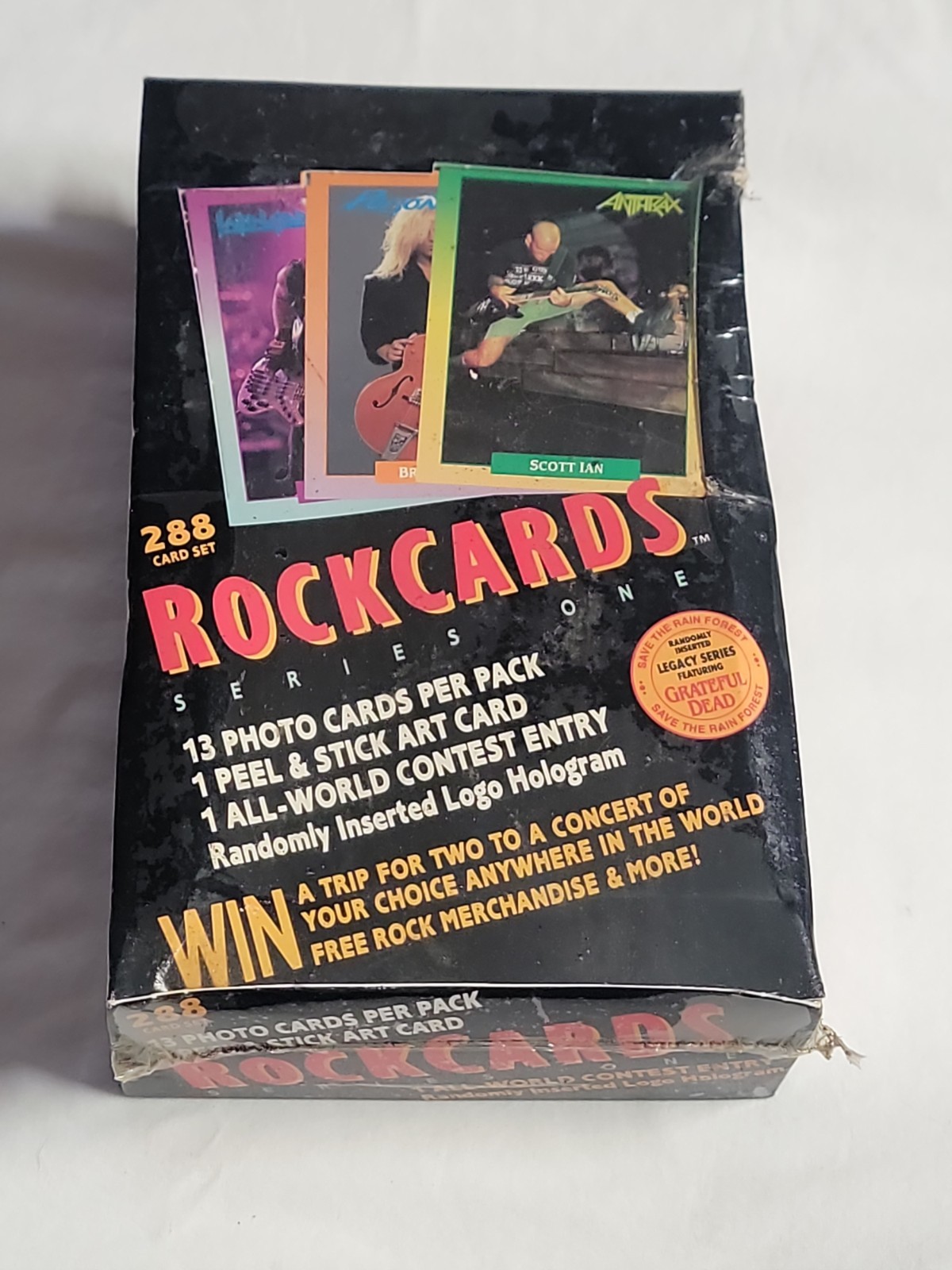💥 BRAND NEW Brockum 1991 Rock Cards Sealed Box Heavy Metal Winger Poison 💥