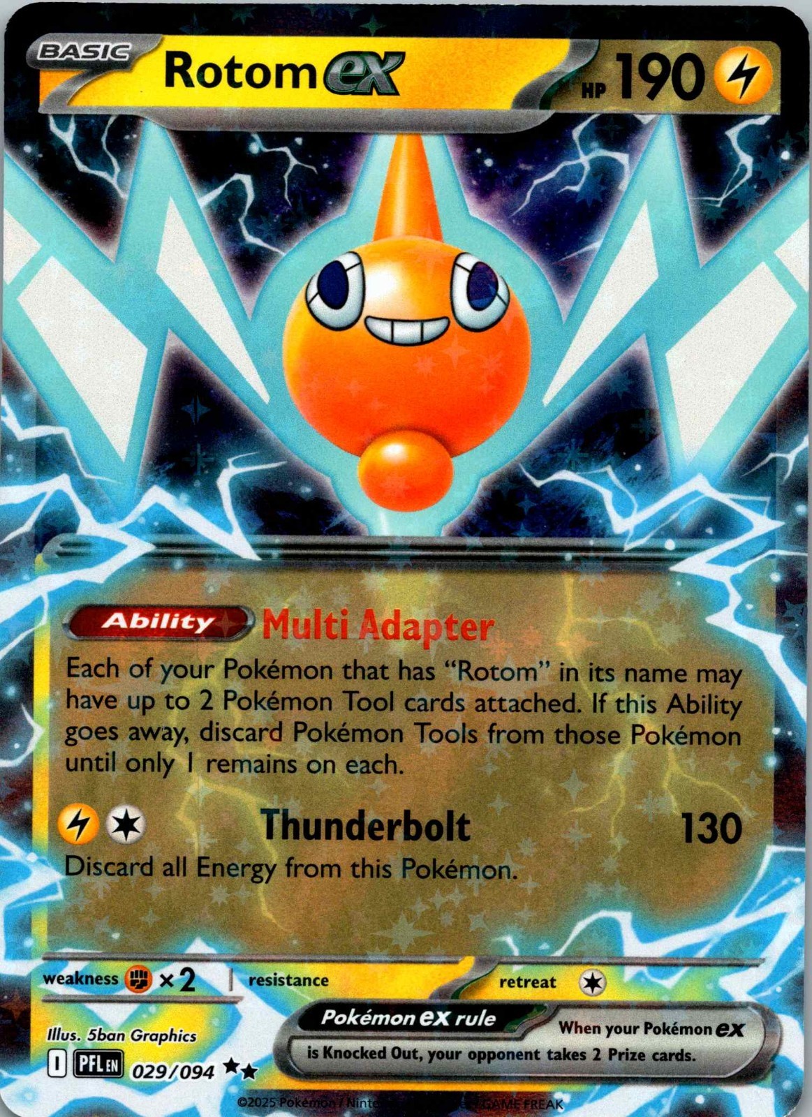 Rotom ex 029/094 Phantasmal Flames Pokemon TCG NM Ultra Rare