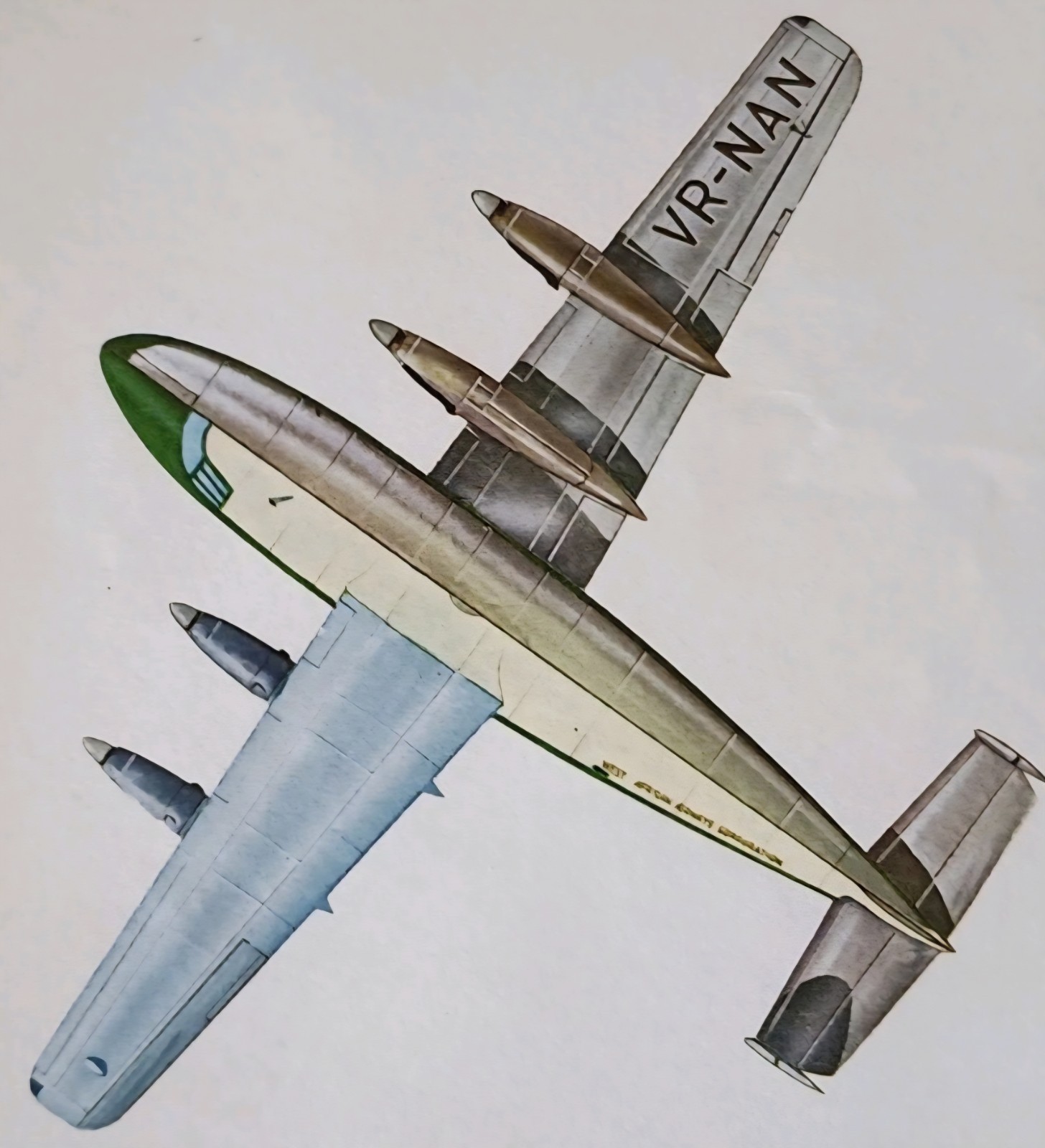 Handley Page Plane Picture Aircraft Article Original Vtg Detail Sheet  
