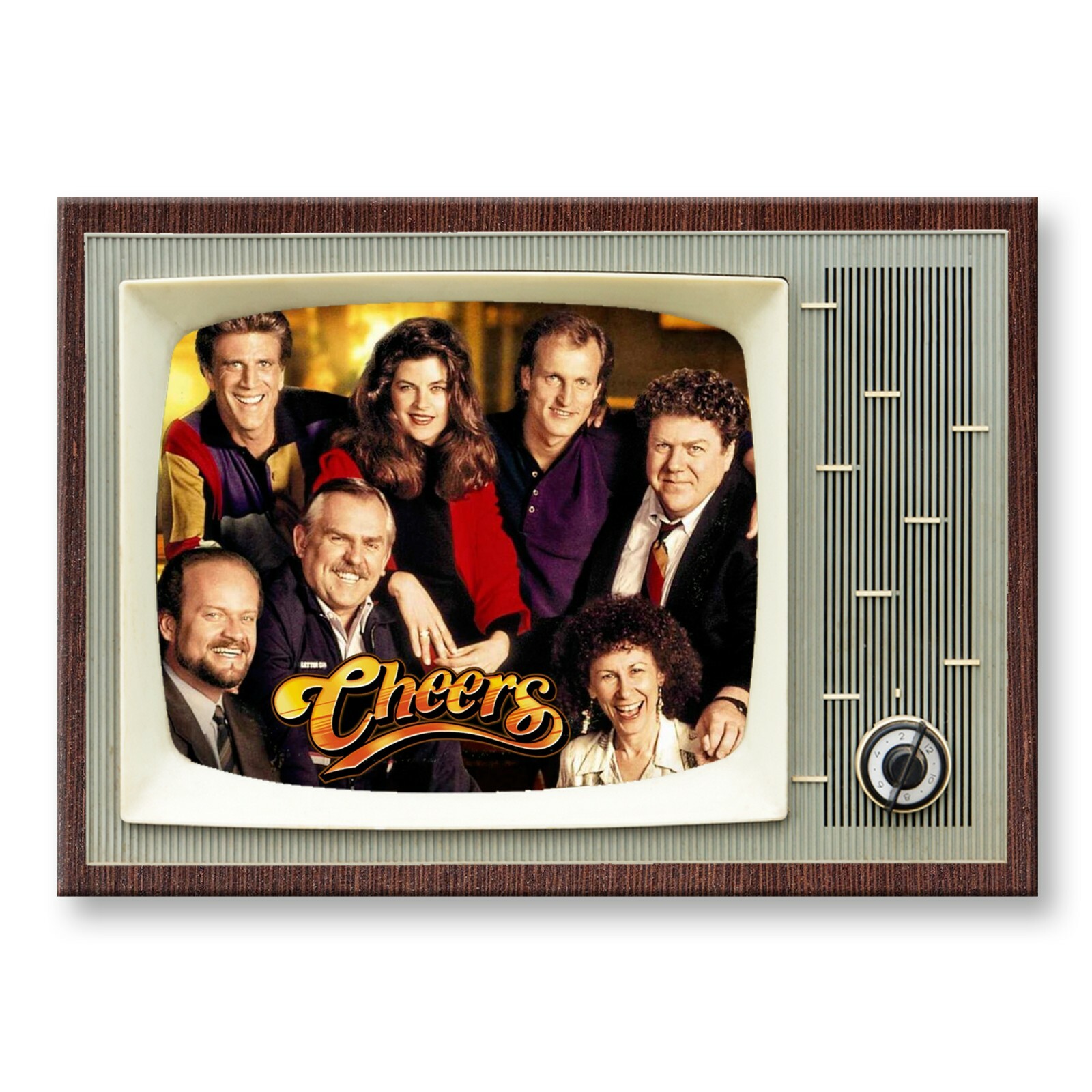 CHEERS TV Show Classic TV 3.5 inches x 2.5 inches Steel FRIDGE MAGNET