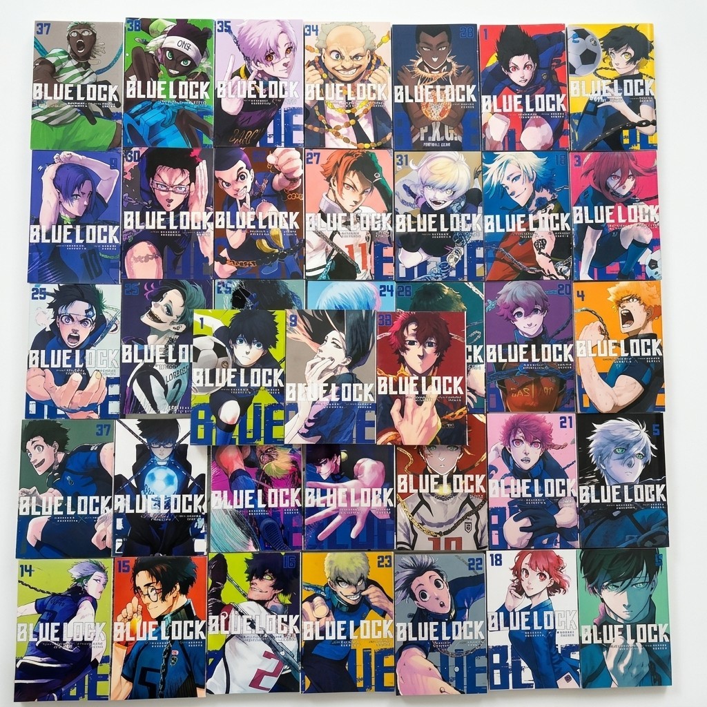Blue Lock Manga Vol. 1-39 (Full Set) English Version Comic Series - DHL Express